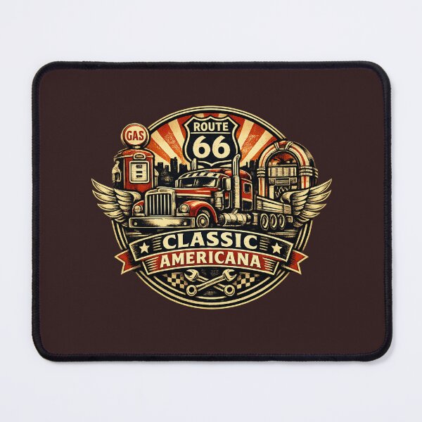 Item preview, Classic Americana – Route66 Retro Design designed and sold by AstraDrip Studio.