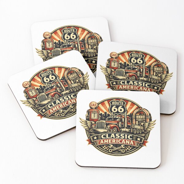 Item preview, Classic Americana – Route66 Retro Design designed and sold by AstraDrip Studio.