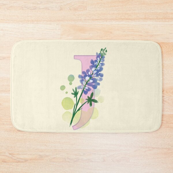 Item preview, Flowery Letter J designed and sold by CharlottePlaceArt.