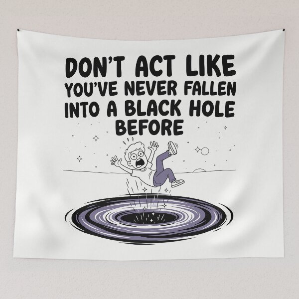 Item preview, Fallen into a Black Hole designed and sold by Amir Faysal.