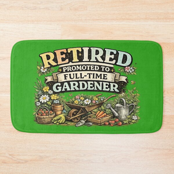 Item preview, Retired Promoted To Full-Time Gardener designed and sold by CozyRetirementGifts.