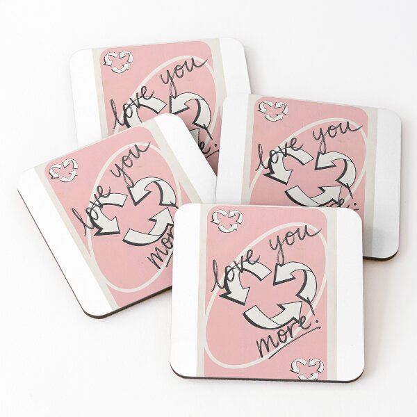 Item preview, Love You More Reverse Card designed and sold by JF-ArtPrints.