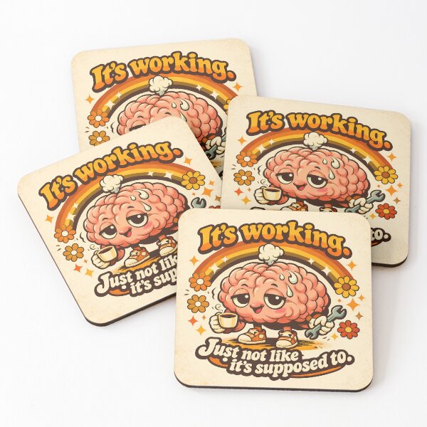 Item preview, 70s Brain It's Working. Just Not The Way It's Supposed To. designed and sold by Lee Hiller Designs.