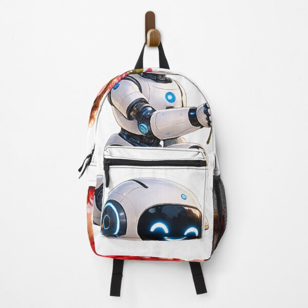 Item preview, Cute robot and girl designed and sold by Dustfairy9876.