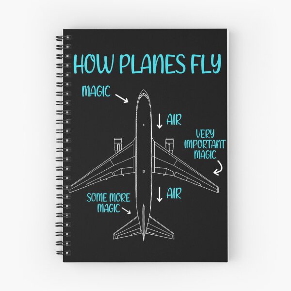 Item preview, Funny How Planes Fly Magic Air Airplane Engineer Pilot Aviation Humor designed and sold by Serene woods.