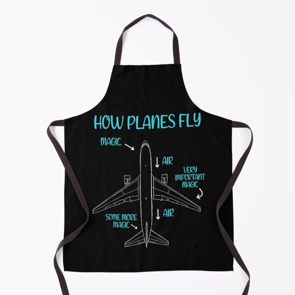 Item preview, Funny How Planes Fly Magic Air Airplane Engineer Pilot Aviation Humor designed and sold by Serene woods.