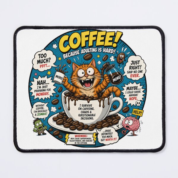 Item preview, Coffee Cat Mug designed and sold by HomeyDay.