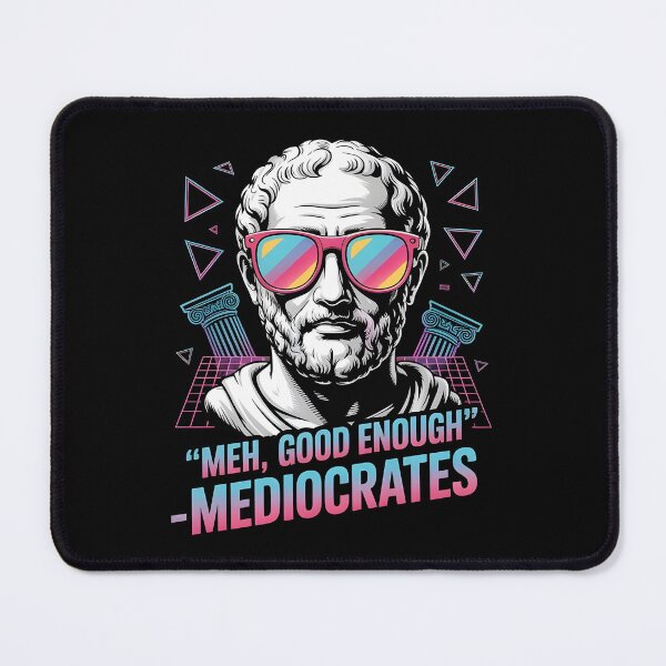 Item preview, Mediocrates Clever Greek Meme for Philosophy Lovers designed and sold by Redgiant87x.