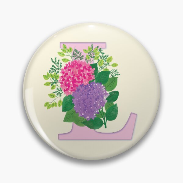 Item preview, Flowery Letter L designed and sold by CharlottePlaceArt.