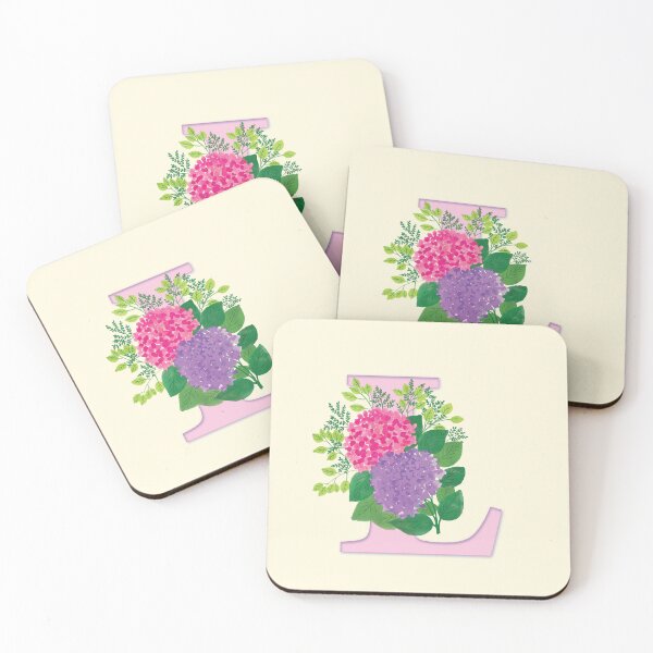Item preview, Flowery Letter L designed and sold by CharlottePlaceArt.