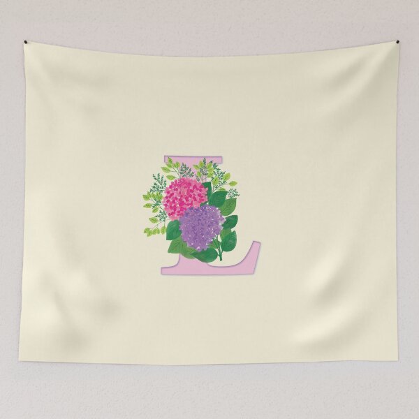 Item preview, Flowery Letter L designed and sold by CharlottePlaceArt.
