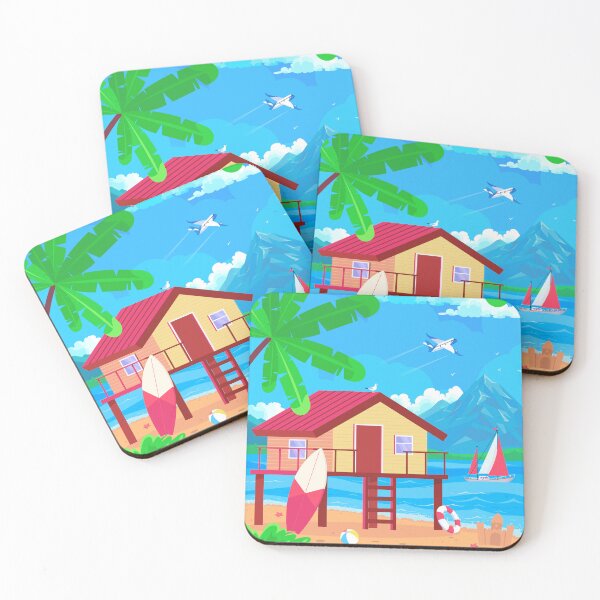 Item preview, Tropical Beach House Paradise designed and sold by Mashmuh.
