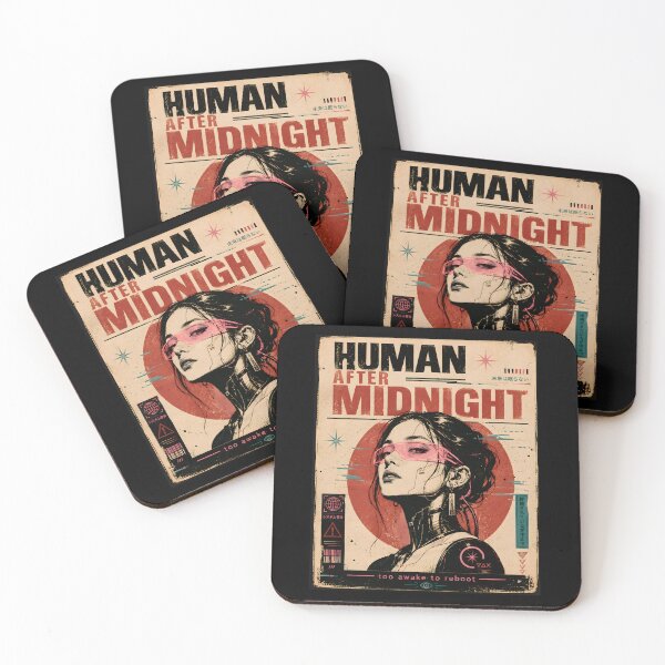 Item preview, Human After Midnight Retro Cyberpunk designed and sold by CraftDesignAlchemy.