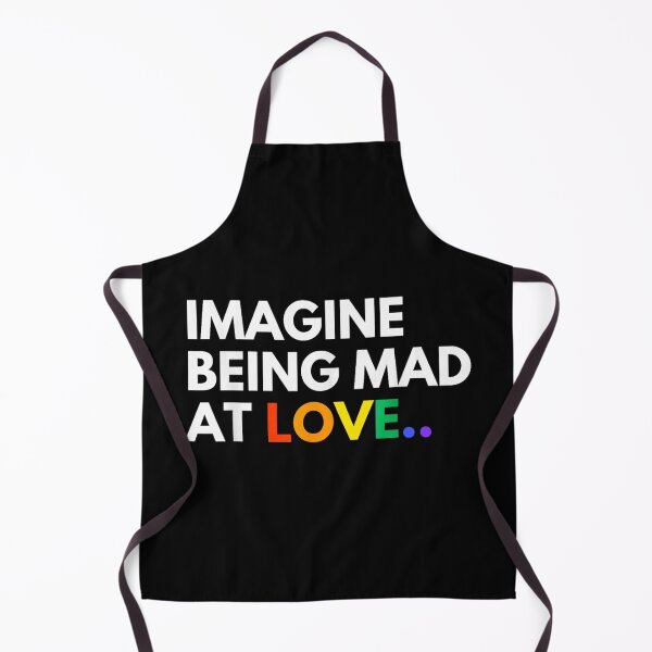 Item preview, Sarcastic Imagine Being Mad At Love Rainbow Text LGBT Pride Month designed and sold by Serene woods.