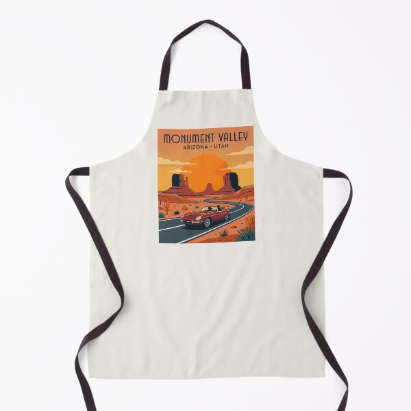 Item preview, Monument Valley Roadster Classic Car Vintage Travel Poster designed and sold by RetroRewind Studio.