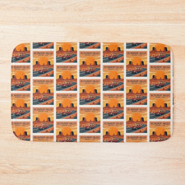 Item preview, Monument Valley Roadster Classic Car Vintage Travel Poster designed and sold by RetroRewind Studio.