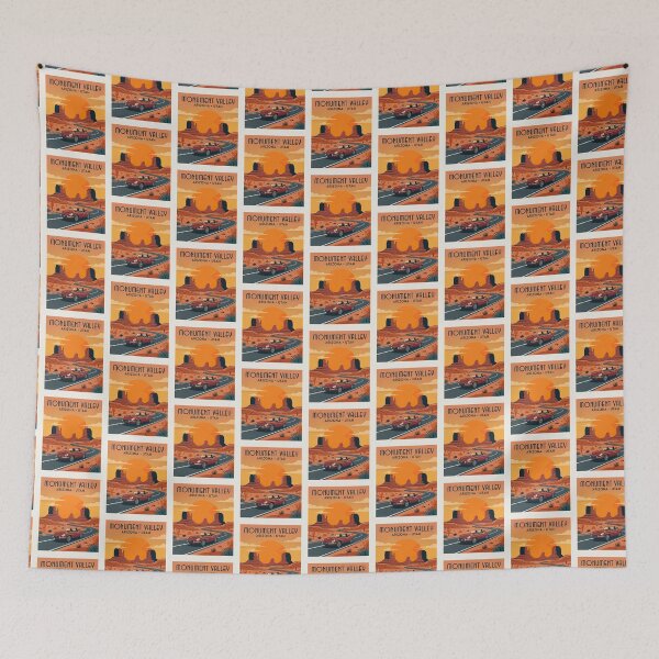 Item preview, Monument Valley Roadster Classic Car Vintage Travel Poster designed and sold by RetroRewind Studio.