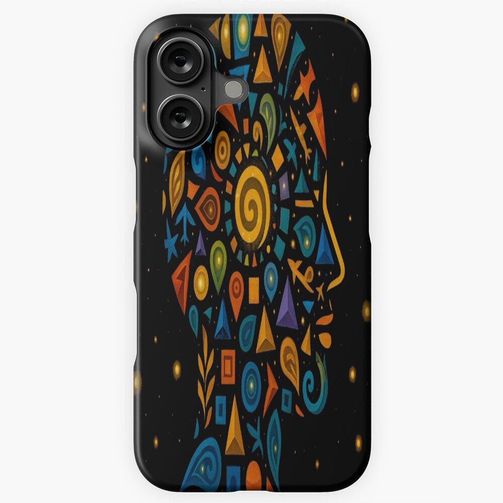 Celestial Geometric Mind: One Design, On Everything — iPhone Case