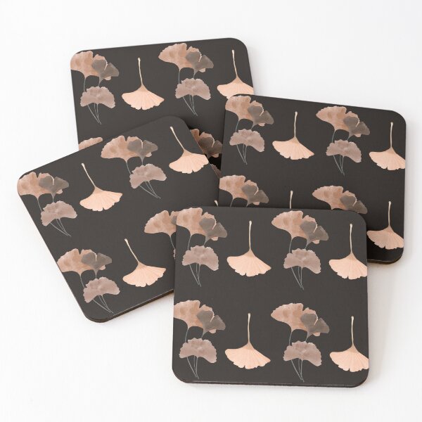 Item preview, Watercolor Ginkgo Leaf Pattern | Terracotta Botanical Japandi Seamless designed and sold by Dino-Lune.