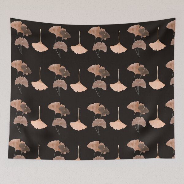 Item preview, Watercolor Ginkgo Leaf Pattern | Terracotta Botanical Japandi Seamless designed and sold by Dino-Lune.