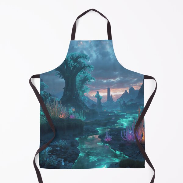 Item preview, Bioluminescent Reef Forest Fantasy Landscape designed and sold by Luminous Wilds.