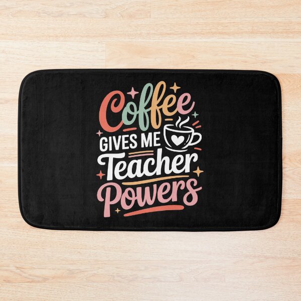 Item preview, Coffee gives me teacher powers designed and sold by jkrphoto.