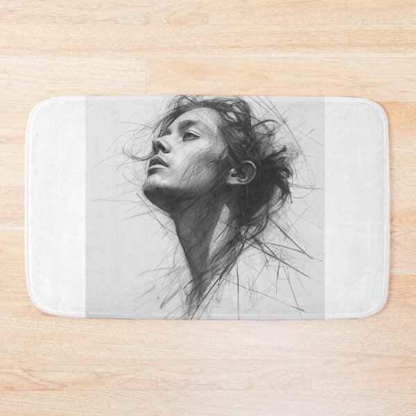 Item preview, Woman lost in thought designed and sold by uunaa.