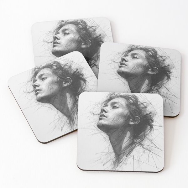 Item preview, Woman lost in thought designed and sold by uunaa.