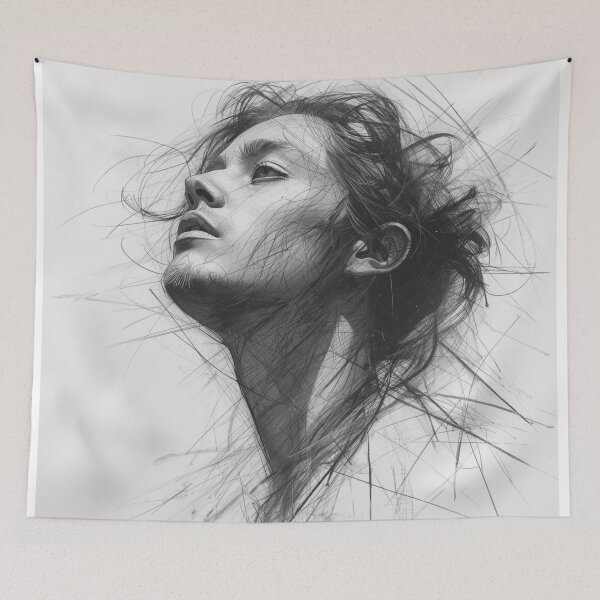 Item preview, Woman lost in thought designed and sold by uunaa.