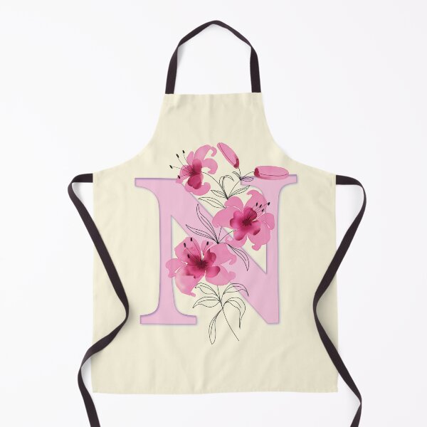 Item preview, Flowery Letter N designed and sold by CharlottePlaceArt.