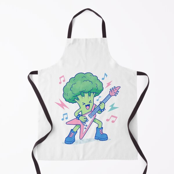 Item preview, The Metal Broccoli – Heavy Metal Guitarist designed and sold by majesty-prints.