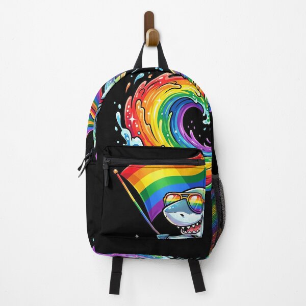 Item preview, Proud Rainbow Shark LGBTQ+ Pride Flag Supporter designed and sold by snowry.