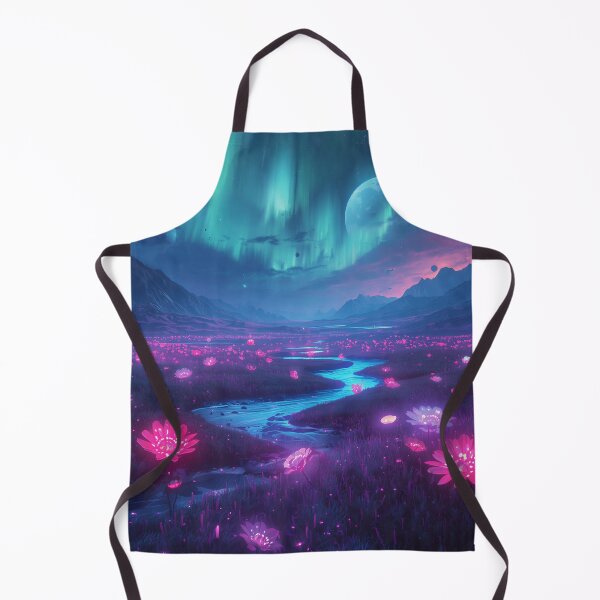 Item preview, Aurora Bloom Fantasy Alien Landscape designed and sold by Luminous Wilds.