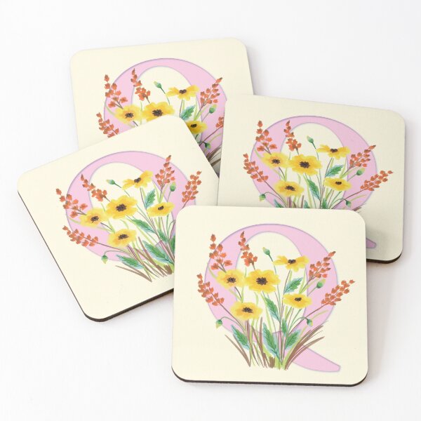Item preview, Flowery Letter Q designed and sold by CharlottePlaceArt.
