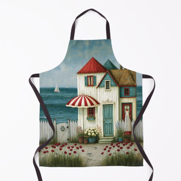 Item preview, Charming Coastal Cottage by the Sea designed and sold by Blue Horse Photo Magic.