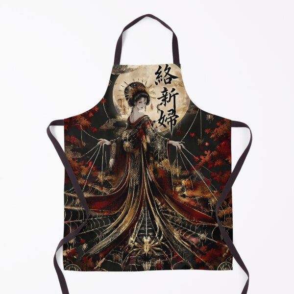 Item preview, Spider Yokai Queen – Jorogumo Moonlit Japanese Folklore Gothic Anime Art designed and sold by kaxymax.