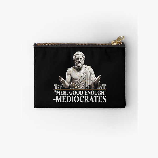 Item preview, Mediocrates Retro Greek Philosopher Meme for Meme Lovers designed and sold by Redgiant87x.