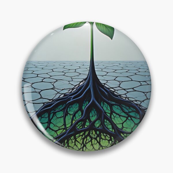 Item preview, The flower grows from roots in dry soil. designed and sold by Mianku | Für das Leben.