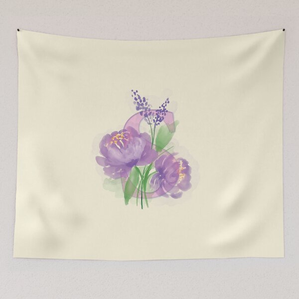 Item preview, Flowery Letter S designed and sold by CharlottePlaceArt.