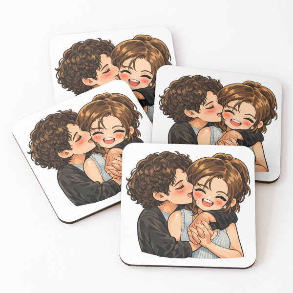 Item preview, Garrett and Hannah chibi 2 designed and sold by Aakanksha97.
