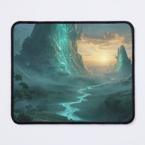 Item preview, Skyroots Sanctuary Fantasy Sci-Fi Landscape designed and sold by Luminous Wilds.