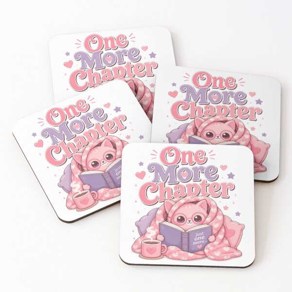 Item preview, One More Chapter Kawaii Reading Cat designed and sold by Stylestickers55.