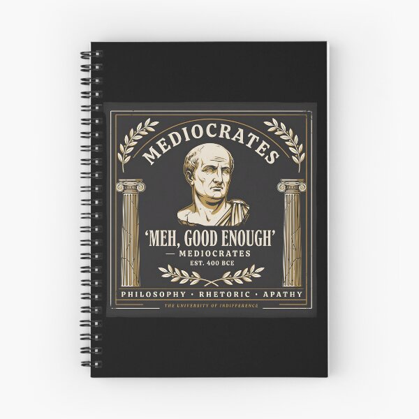 Item preview, Mediocrates Philosophy Meme with Good Enough Energy designed and sold by Redgiant87x.