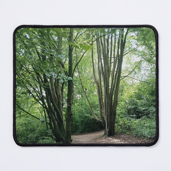 Item preview, Forest Path Through Lush Green Trees in Summer designed and sold by PhuongVoArt.