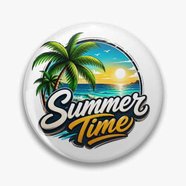 Item preview, Summer Time – Tropical Sunset Beach Vibes designed and sold by AstraDrip Studio.