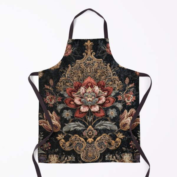 Item preview, Decoupage Vintage Damask Flowers Mystical Victorian Black Carpet designed and sold by GrinGalore.