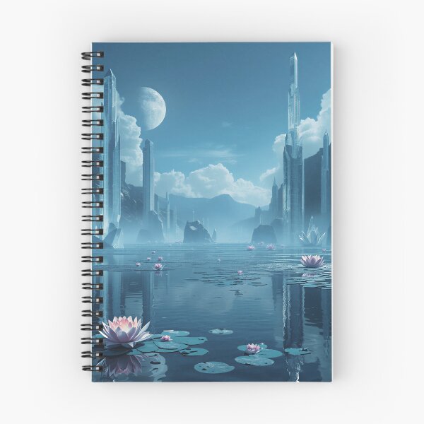 Item preview, Moonspire Crystal Gardens Fantasy Landscape designed and sold by Luminous Wilds.