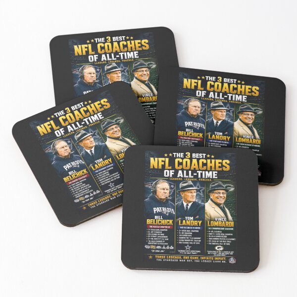 Item preview, Pro Football — 3 Greatest Coaches of All Time | Belichick • Landry • Lombardi  designed and sold by DBM Photo Art 1.