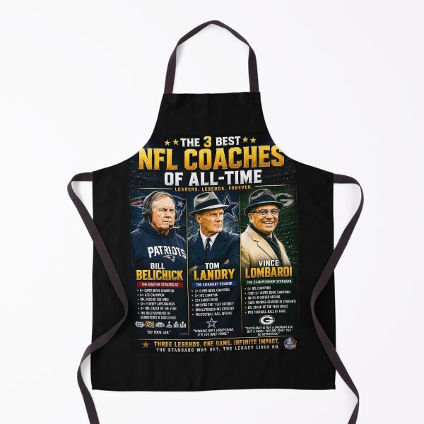 Item preview, Pro Football — 3 Greatest Coaches of All Time | Belichick • Landry • Lombardi  designed and sold by DBM Photo Art 1.