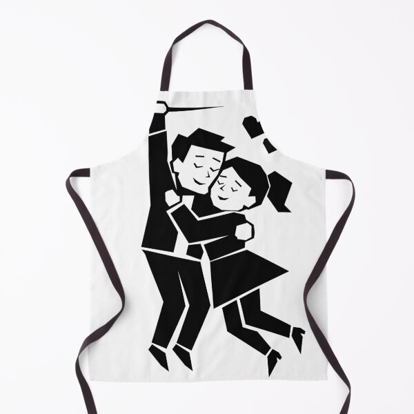 Item preview, Geometric Romantic Couple Holding Each Other designed and sold by quibrak.